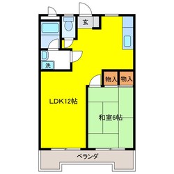 メゾンサンシティーの物件間取画像